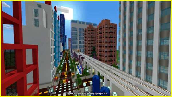 Skyscraper city map for Minecraft PE screenshot 1