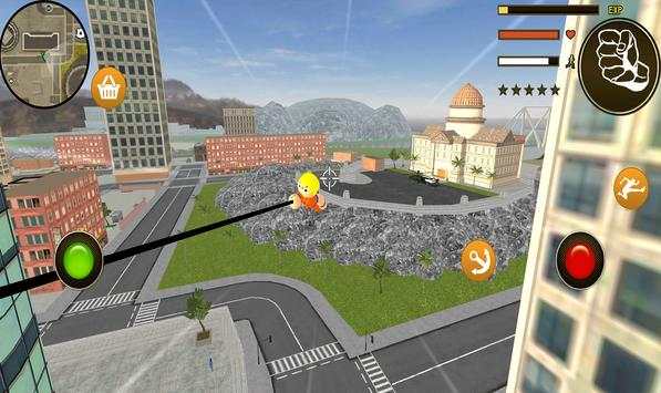 Goku Super Stickman Rope Hero Saiyan Legend Wars screenshot 3
