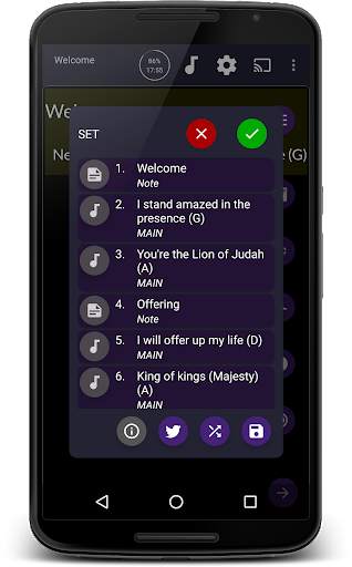 OpenSongApp screenshot 2