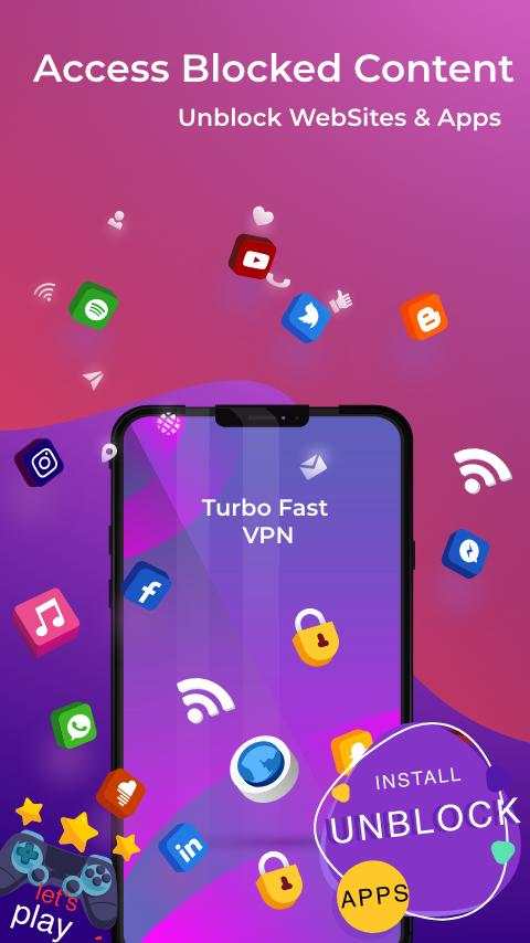 Turbo Fast VPN - Free VPN Proxy & Secure Service screenshot 3
