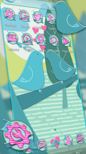 Love Birds Theme Launcher screenshot 3