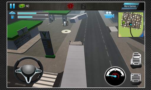 Truck simulator 3D 2014 screenshot 1