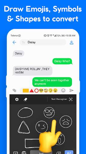 Handwriting Keyboard FontMaker screenshot 2