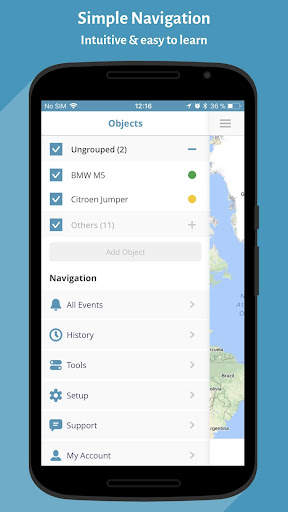 GPSWOX Mobile Client screenshot 2