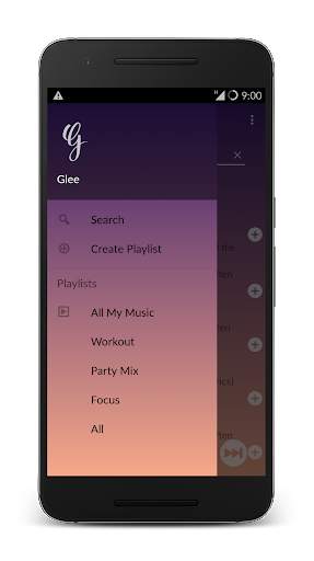 Glee: Free YouTube Music Player screenshot 2