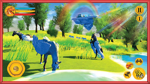 Flying Unicorn Pony Simulator screenshot 3
