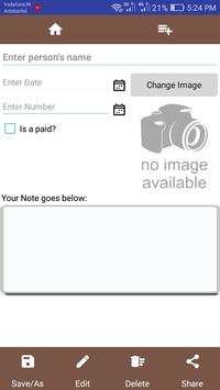 Notepad Mini : Save Numbers, Notes and Images screenshot 3