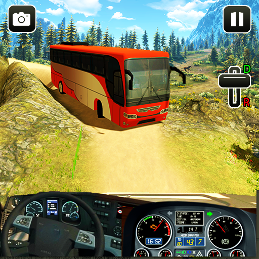 Uphill Bus Driving City Coach Simulator Bus Games icon