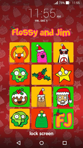 Flossy and Jim Lock Screen 1 تصوير الشاشة