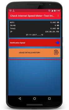 Internet Speed Meter – Test Internet Speed screenshot 1