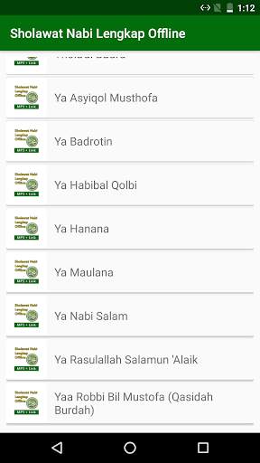 Sholawat Nabi Offline   Lirik  screenshot 12