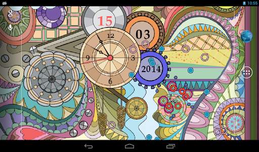 Reloj de Cristal Fondo Gratis screenshot 6