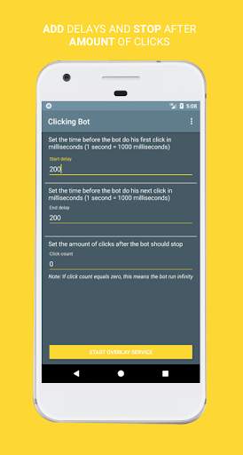 Clicking Bot – Auto Clicker & Fast Tap | No Root screenshot 3
