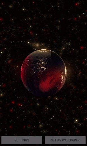 Moving Moon Live Wallpaper screenshot 1