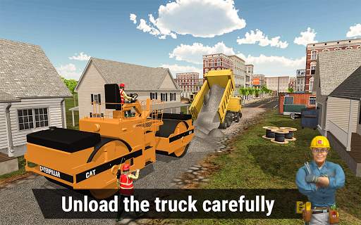 City Road Construction Simulator 3D - Building Sim screenshot 2