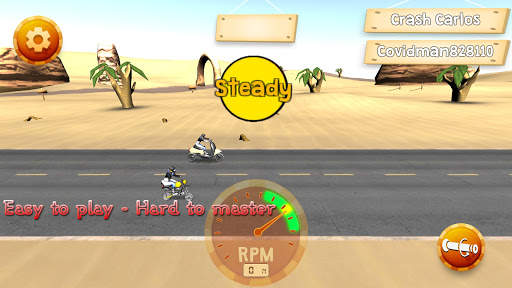Reaction Race Online - Motorbike racing edition screenshot 4