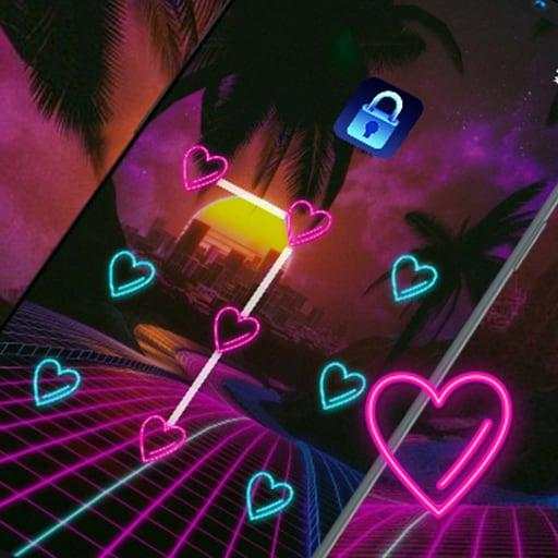 Neon City - App Lock Master Theme 1.0.3