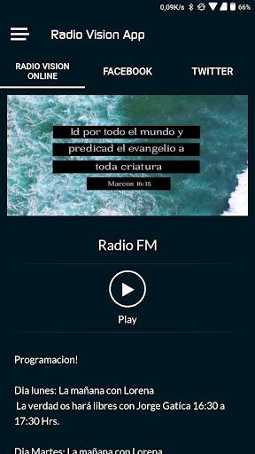 Radio Vision App screenshot 2