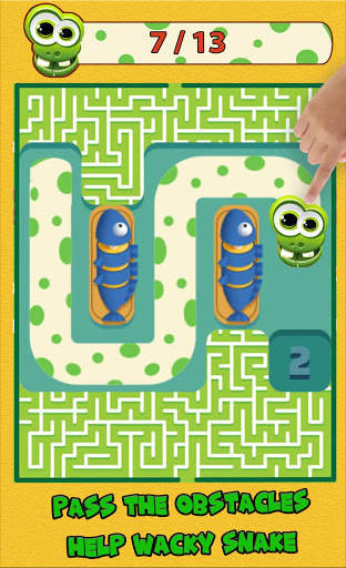 Wacky Snake Maze Game 2021: Worm Free Game Zone screenshot 3