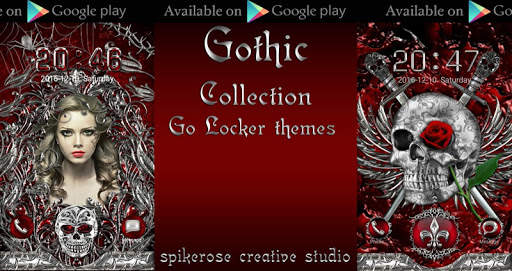 Gothic 3D Next Launcher Theme screenshot 6