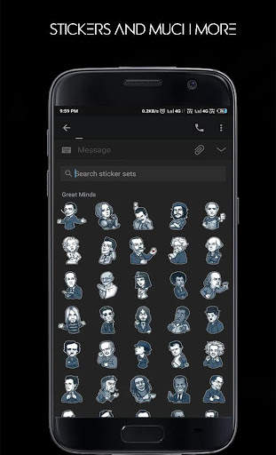 Black Messenger - A Dark Mode Messenger screenshot 6