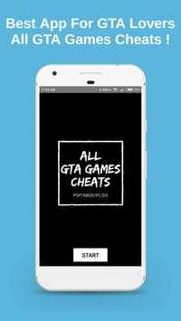 All GTA Game Cheats : Cheats For GTA Games screenshot 1