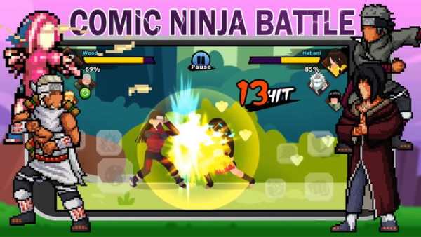 Comic Ninja Battle screenshot 2