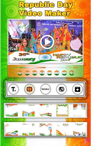 Republic Day Video Maker 2021 : 26 January Video screenshot 2