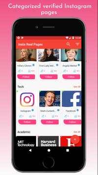 Instagram Real Page ☑️ screenshot 1