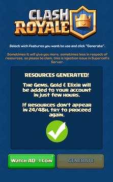 Free Gems for Clash Royale screenshot 8
