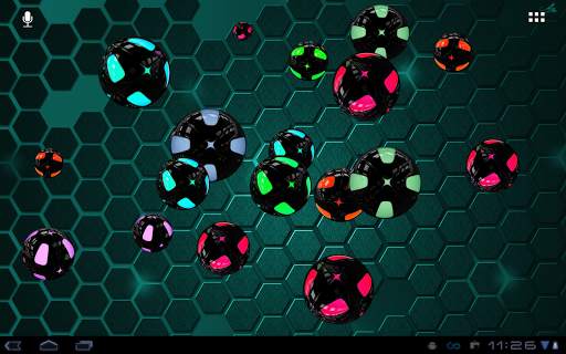 Black Bubble Live Wallpaper screenshot 7