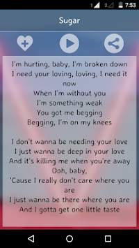 V(Five) - Maroon 5 Lyrics screenshot 3