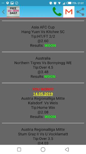 FREE 20+ ODDS DAILY screenshot 2