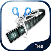 Cut trim video icon