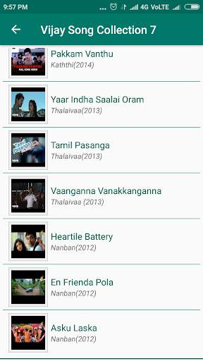 Vijay Hit Video Songs : விஜய் பாடல்கள் screenshot 3