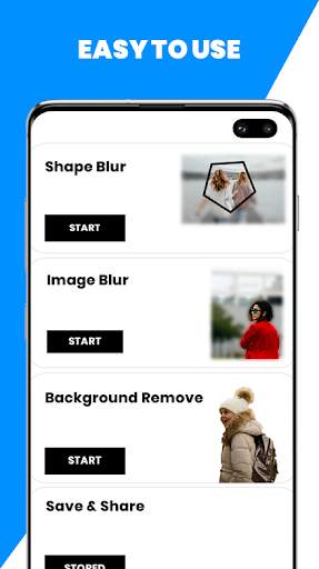 photo editor - picture blur background screenshot 2