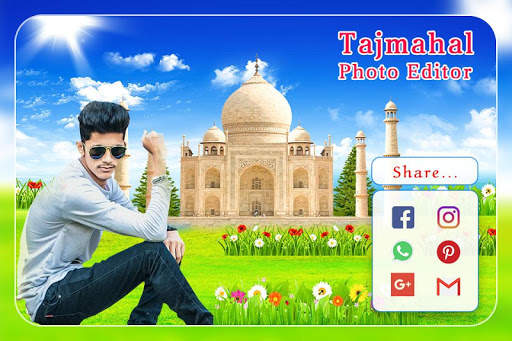 Tajmahal Photo Editor screenshot 1
