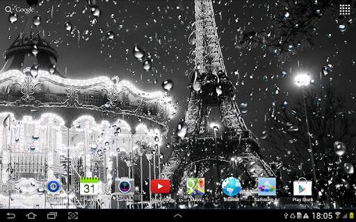 Rainy Paris Live Wallpaper screenshot 14