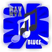 Play-download-blues icon