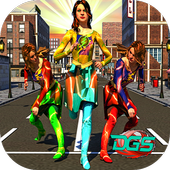 Super Flash Speed Girl Warrior icon