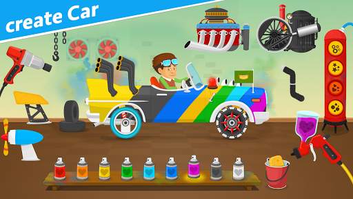 Racing car games for kids 2-5 screenshot 2