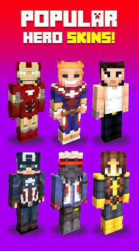 Superhero Skins 3 تصوير الشاشة