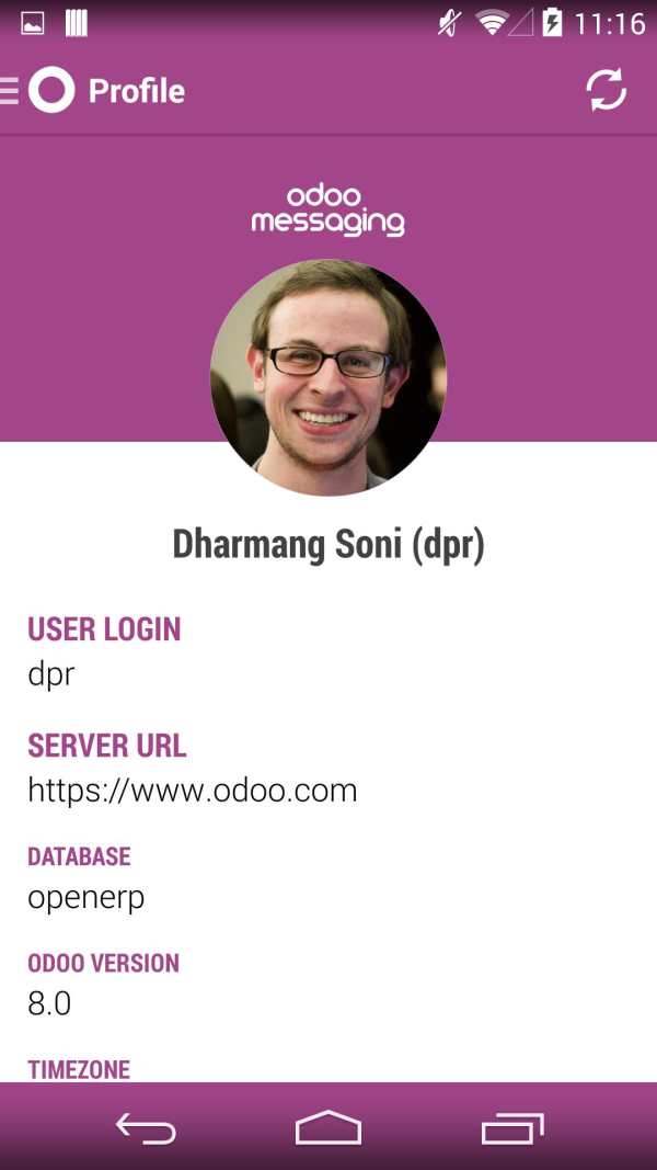 Odoo Messaging скриншот 10