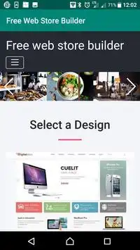Free Web Store Builder screenshot 2