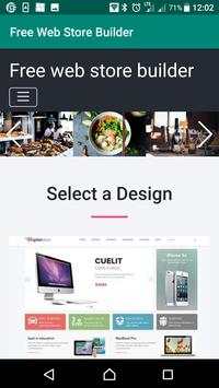 Free Web Store Builder screenshot 2