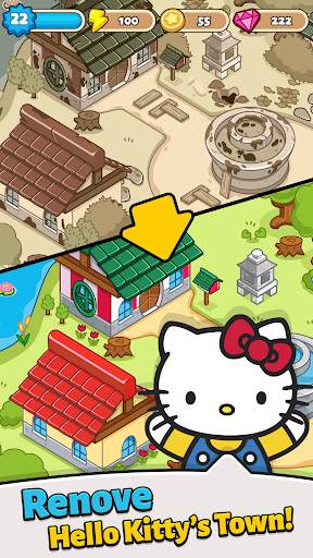 Hello Kitty - Merge Town screenshot 1