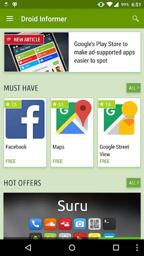 Droid Informer 3 تصوير الشاشة