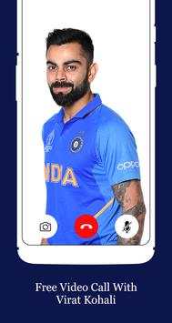 Fake Video Call - Indian Cricket Team screenshot 3