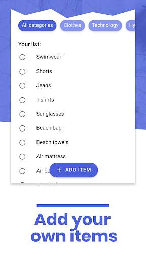 Travel Packing List - Never forget anything screenshot 3