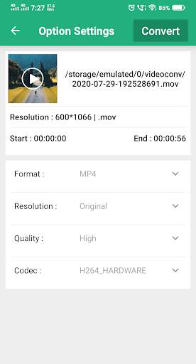 Video Converter -Trim & Cutter 1 تصوير الشاشة